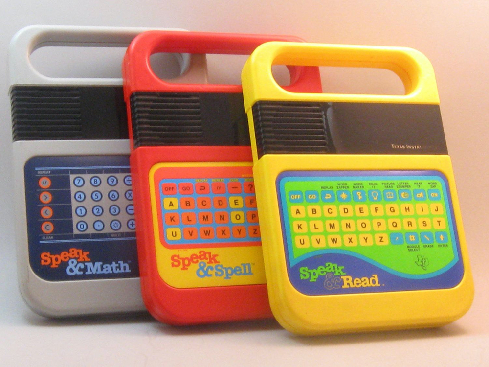 Speak & Read, Speak & Spell, Speak & Math